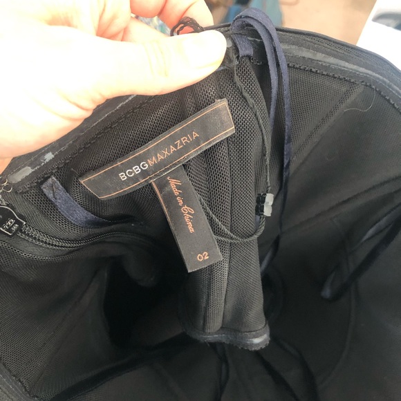 BCBG satin mini dress/cocktail dress - Picture 3 of 7